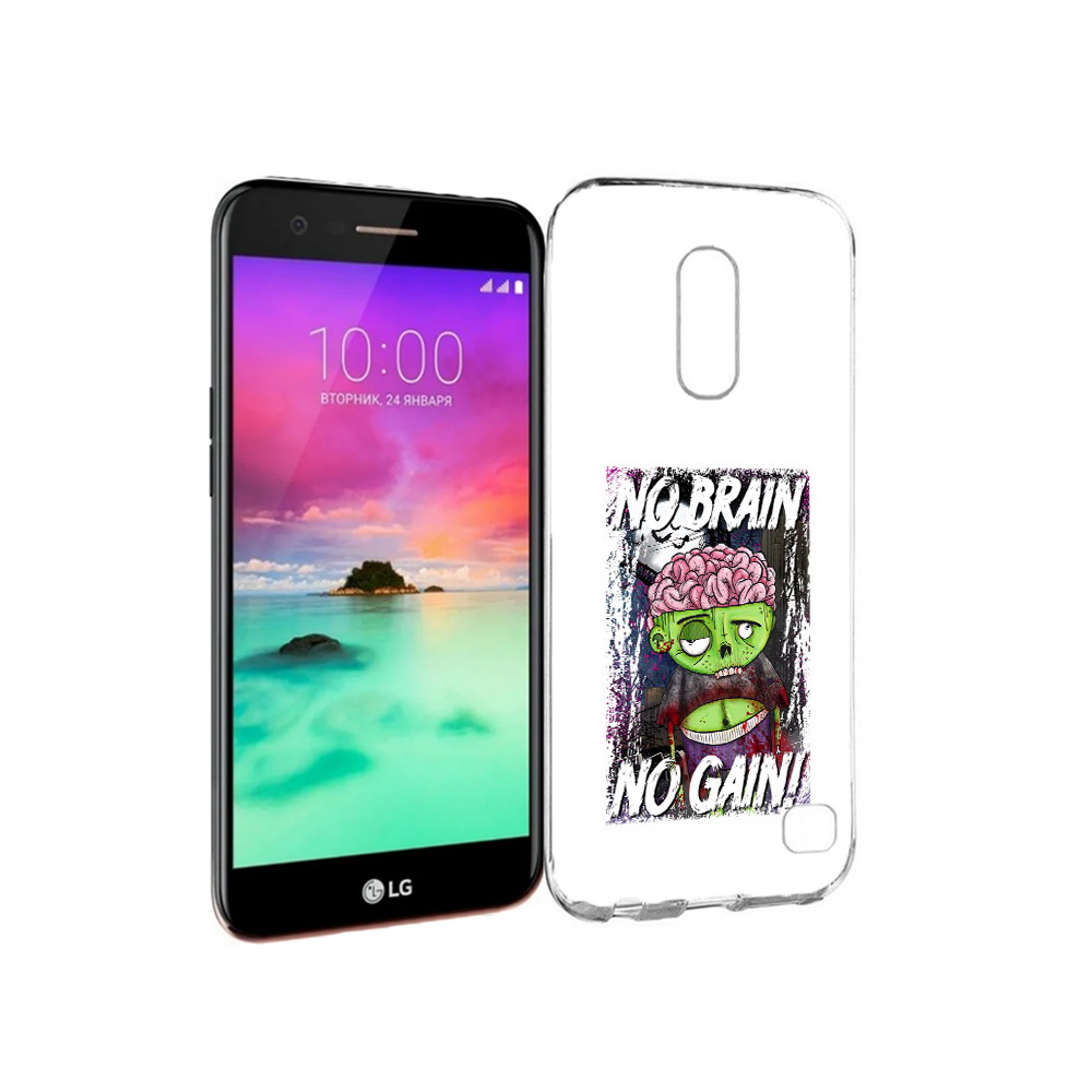 

Чехол MyPads Tocco для LG K10 (2017) глупый зомби (PT53386.73.289), Прозрачный, Tocco