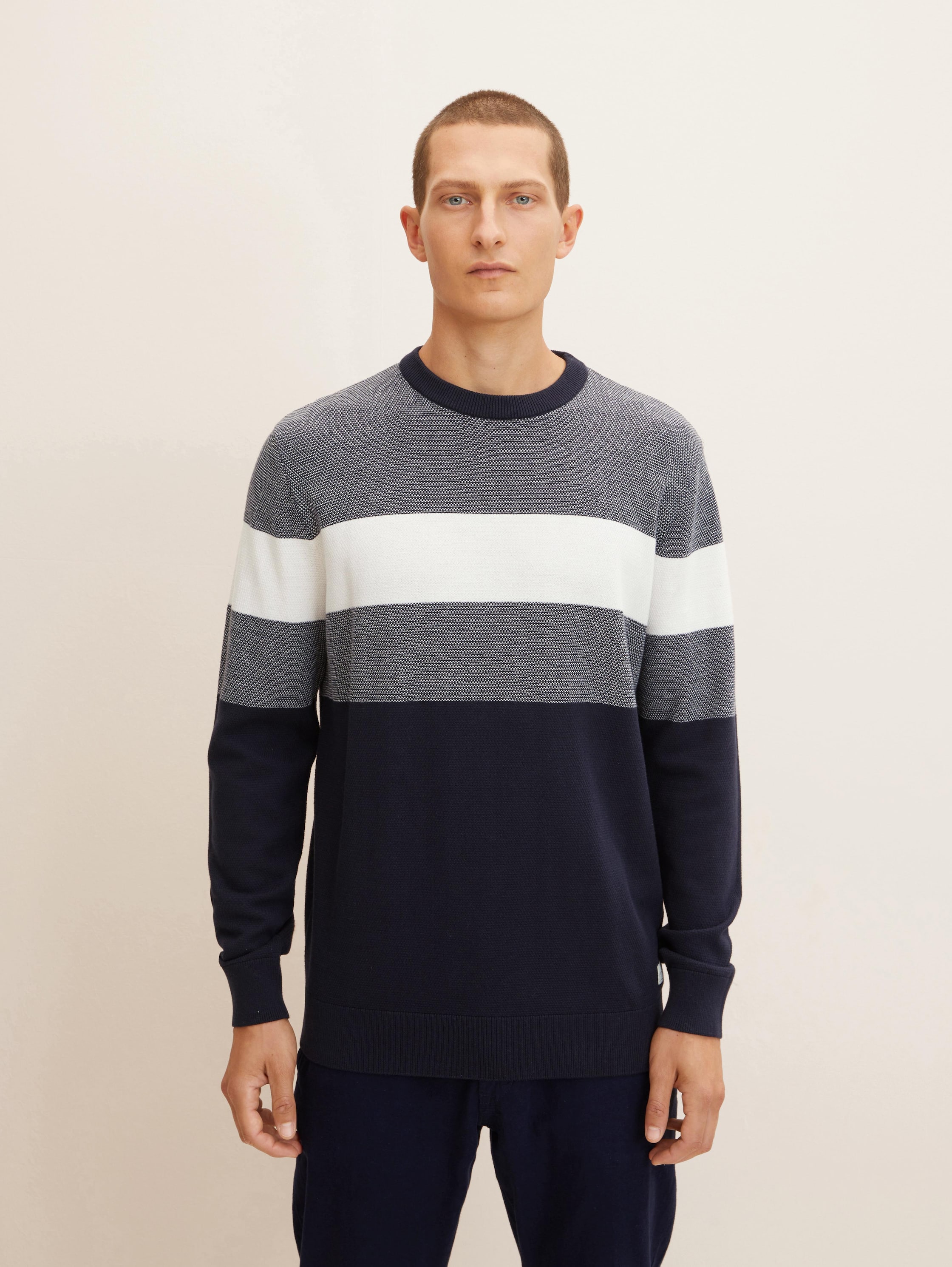 

Джемпер мужской TOM TAILOR 1034612 синий S, 1034612
