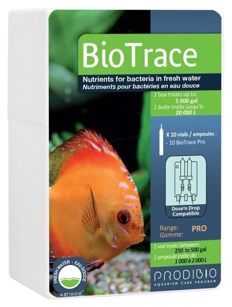 

Добавка микроэлементов для пресной воды Prodibio Bio Trace Pro, 10 ампул
