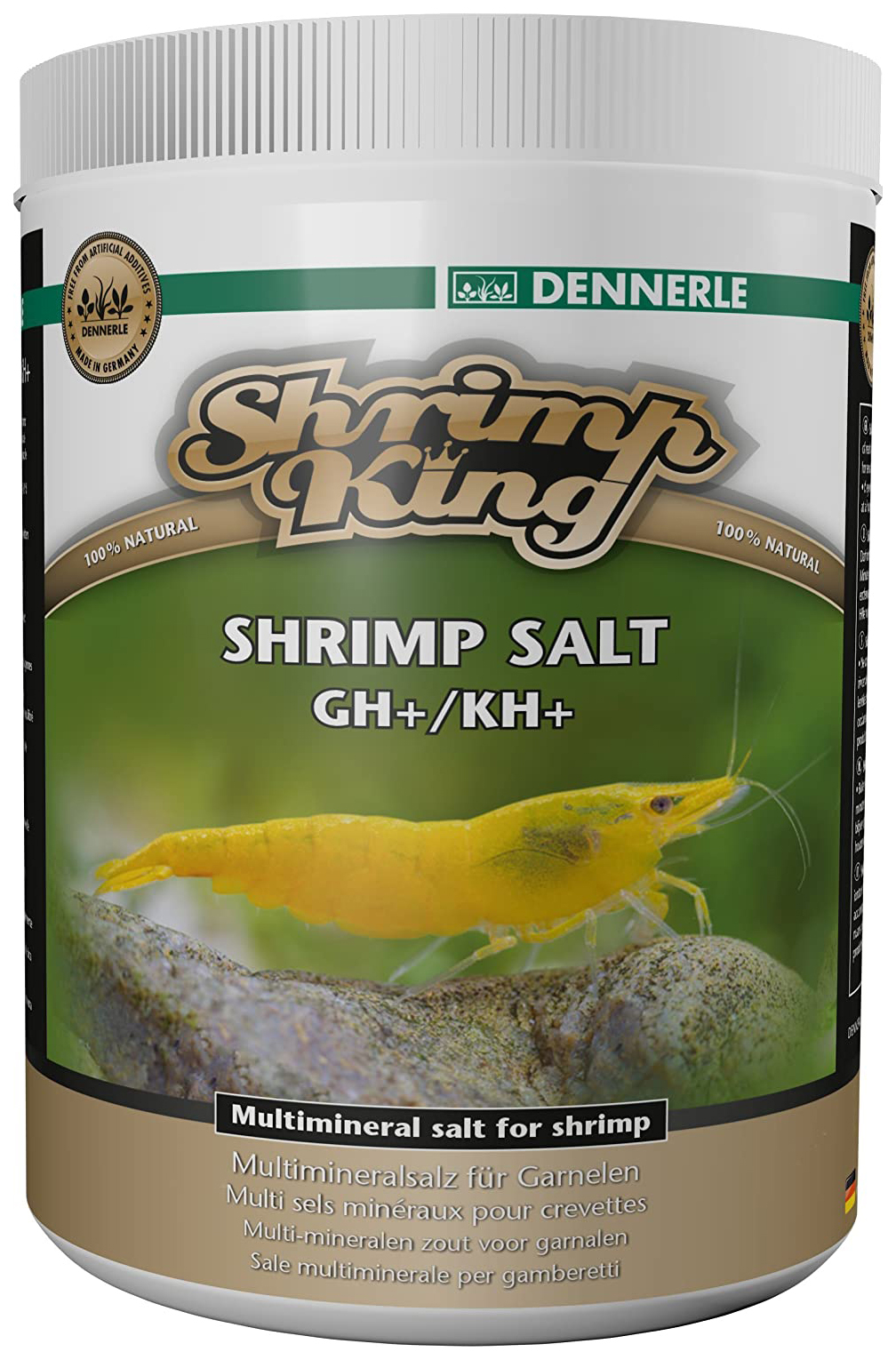 

Соль минеральная Dennerle Shrimp King Shrimp Salt GH+/KH+ для морских аквариумов, 1000 г