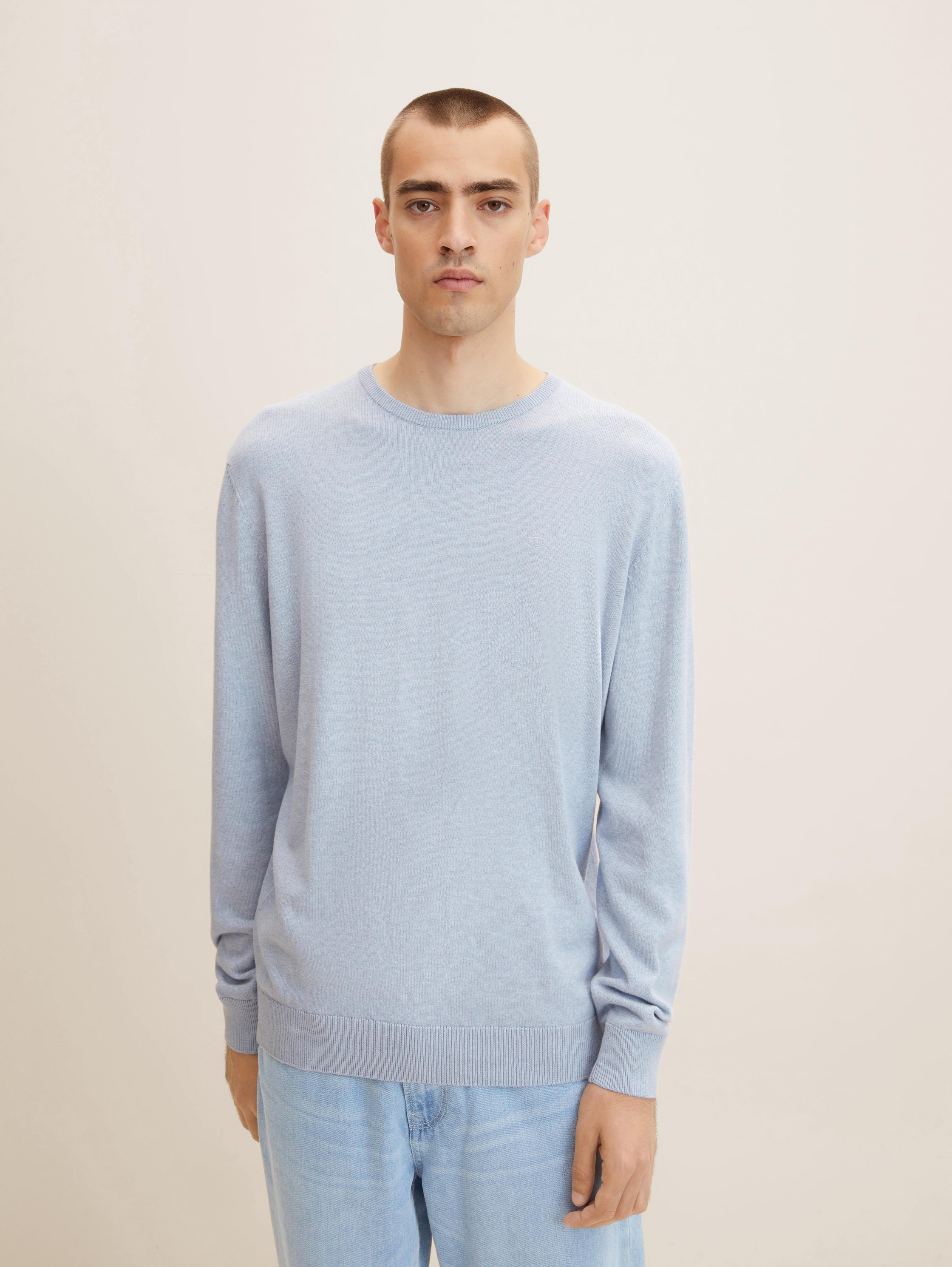 

Джемпер мужской TOM TAILOR 1027661 голубой 2XL, 1027661