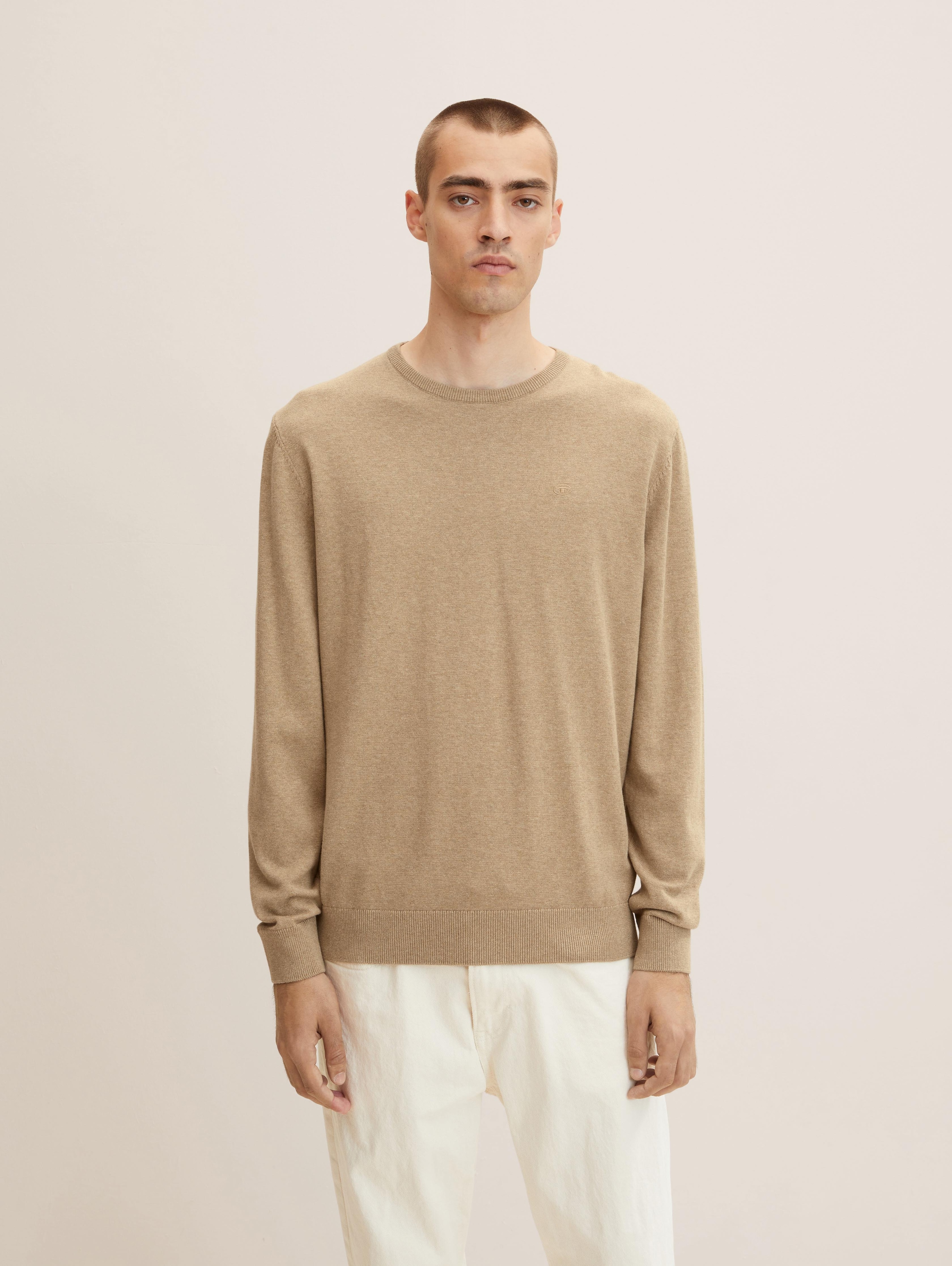 

Джемпер мужской TOM TAILOR 1027661 коричневый S, 1027661
