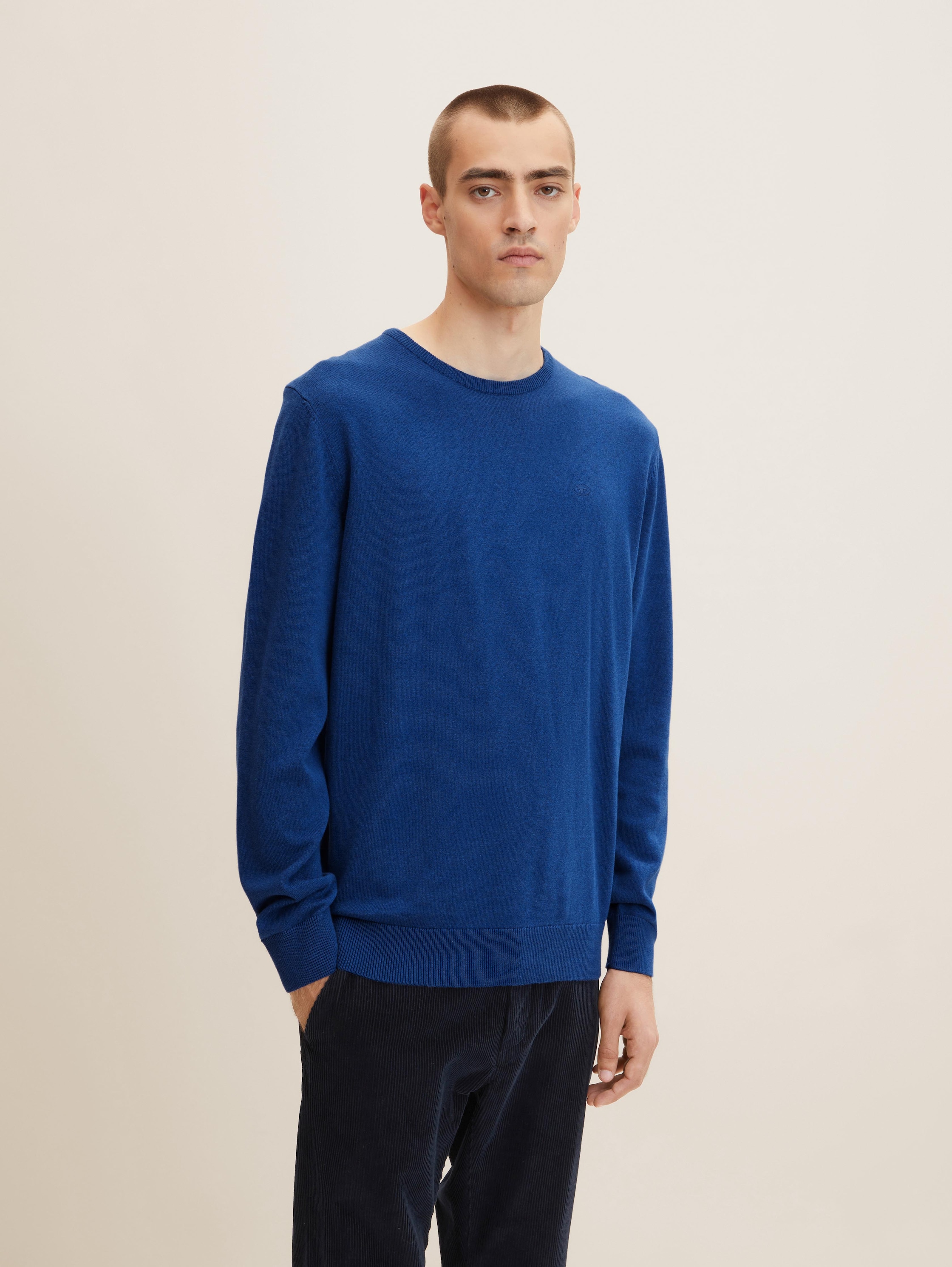 

Джемпер мужской TOM TAILOR 1027661 синий 2XL, 1027661