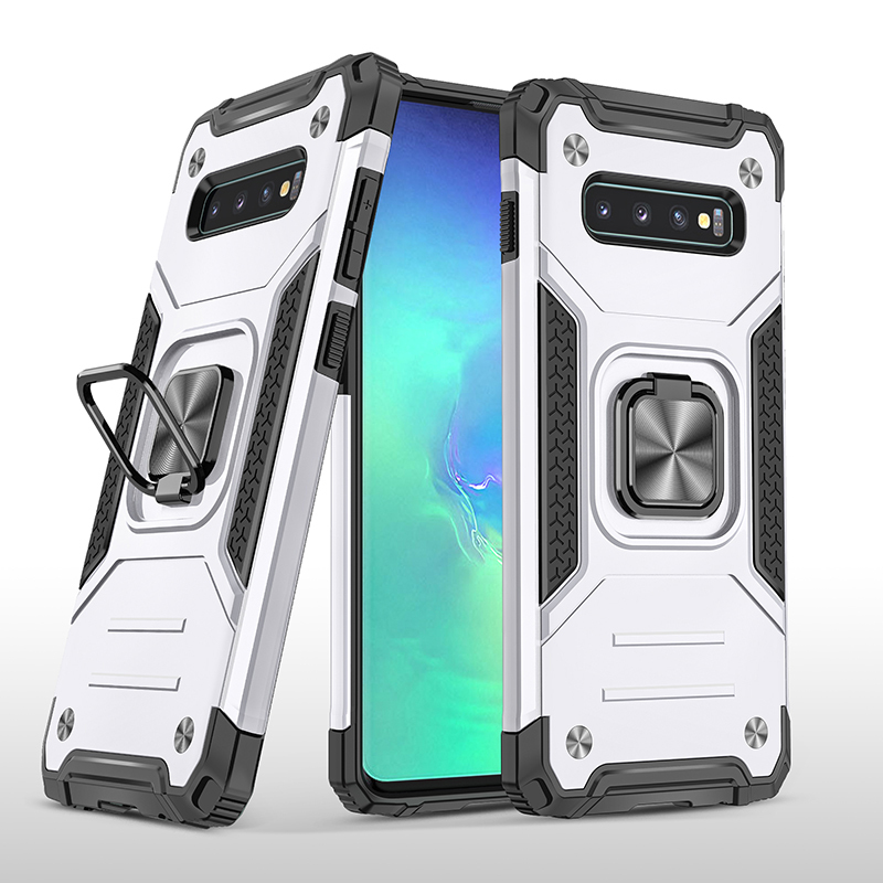 

Противоударный чехол Legion Case для Samsung Galaxy S10 Plus, серебряный, Серебристый, Legion Case