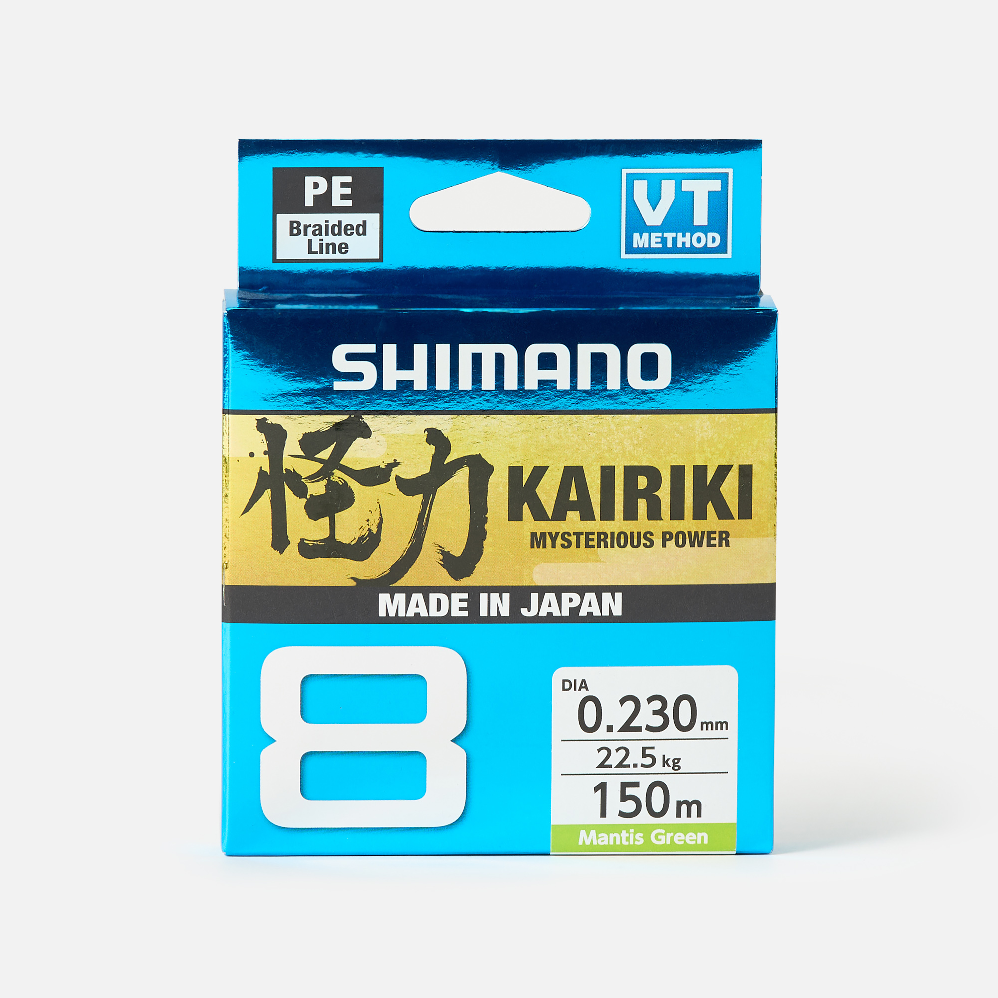 Леска Shimano Kairiki 8, 150м, зеленая