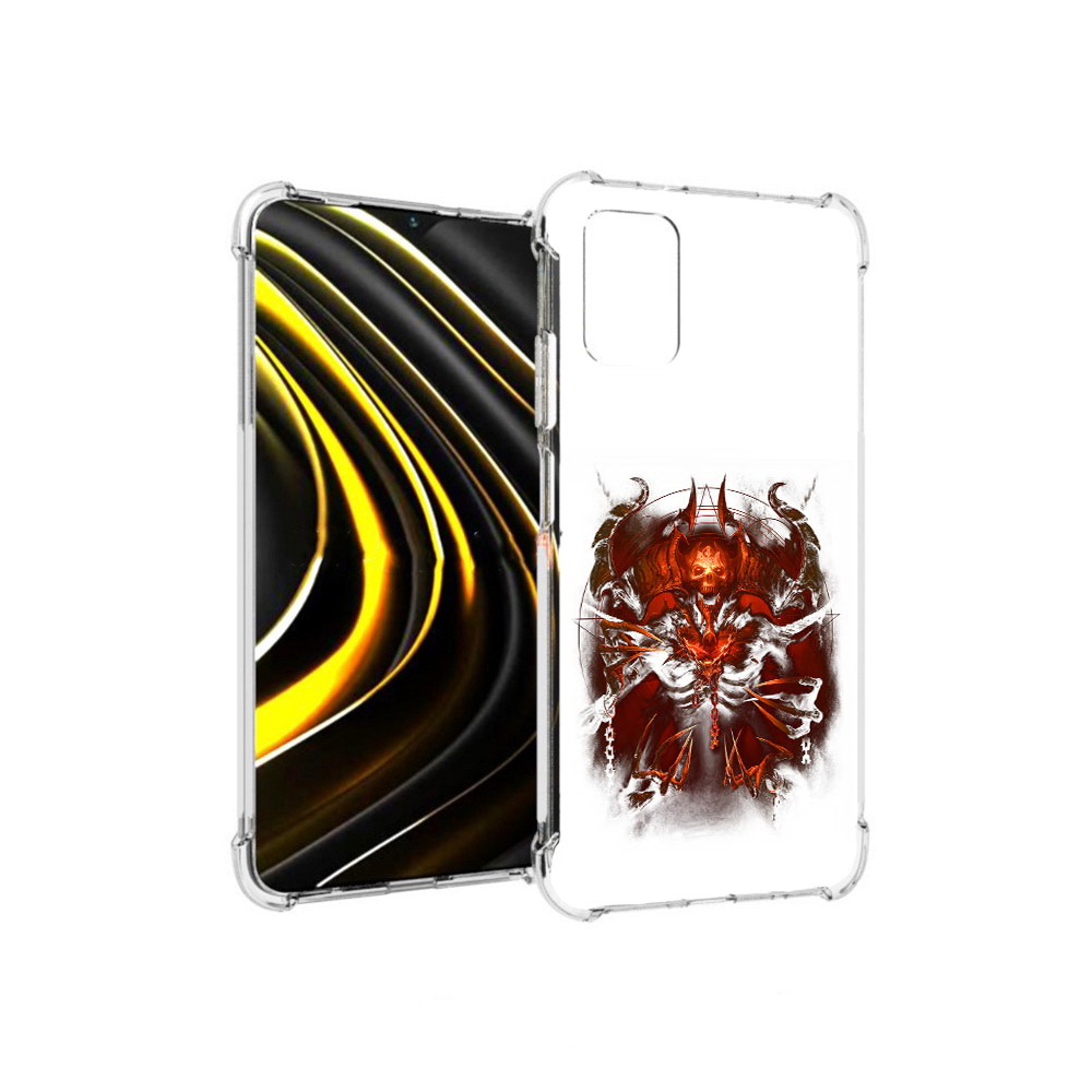 

Чехол MyPads Tocco для Xiaomi Poco M3 яркий демон (PT156204.280.708), Прозрачный, Tocco