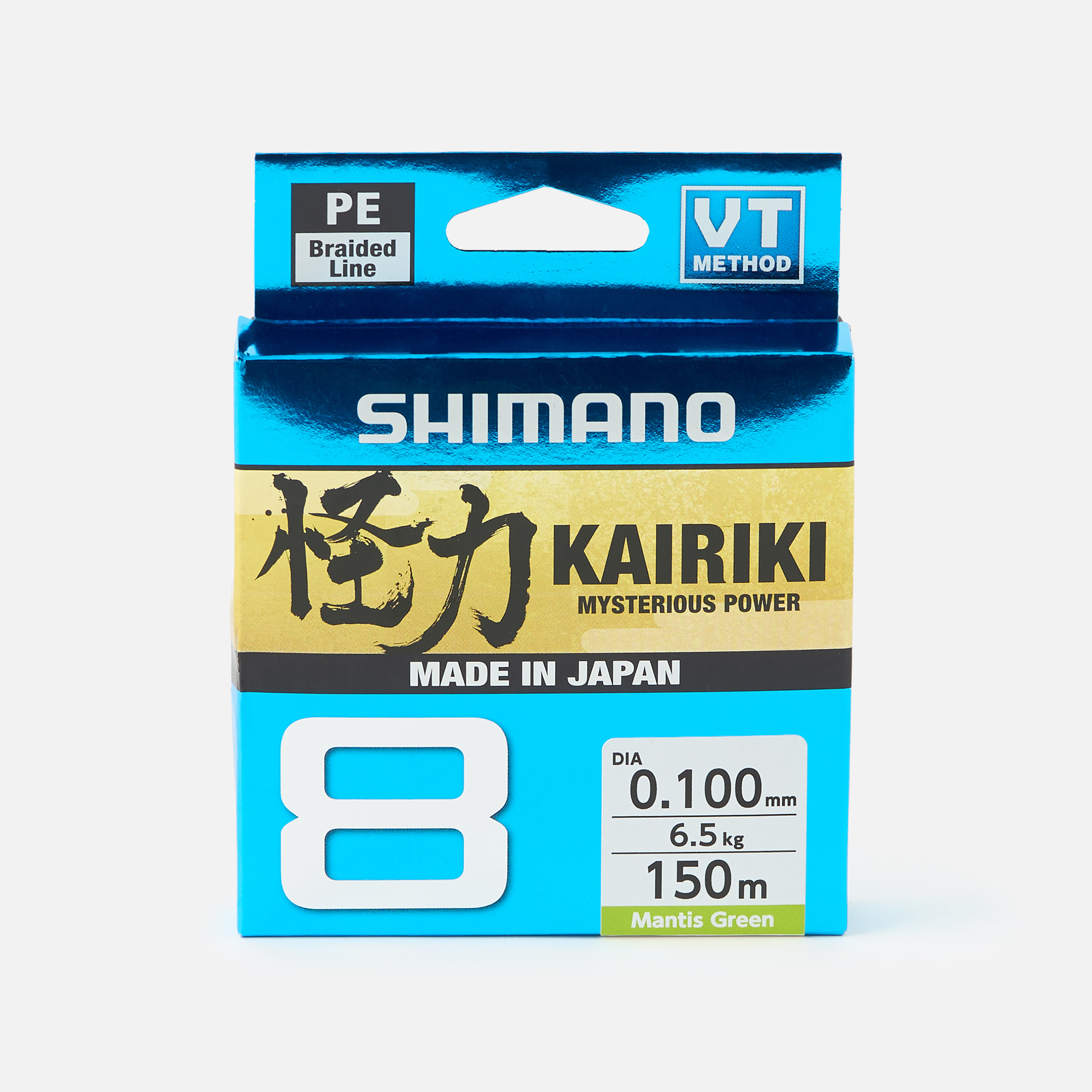 Леска Shimano Kairiki 8, 150м, зеленая