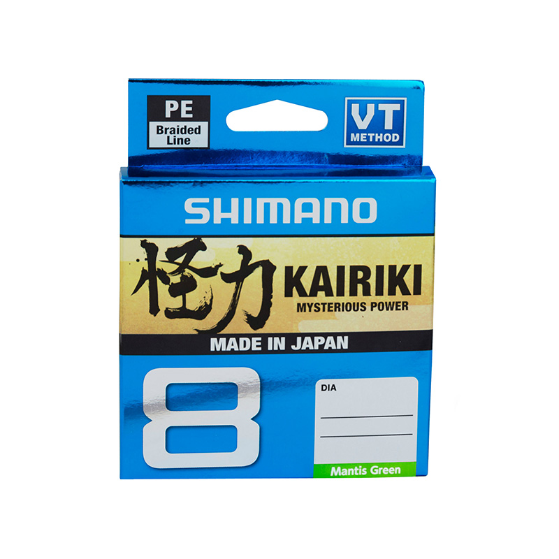 Леска Shimano Kairiki 8, 150м, зеленая