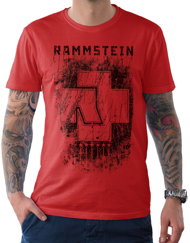 фото Футболка мужская design heroes rammstein красная 2xl