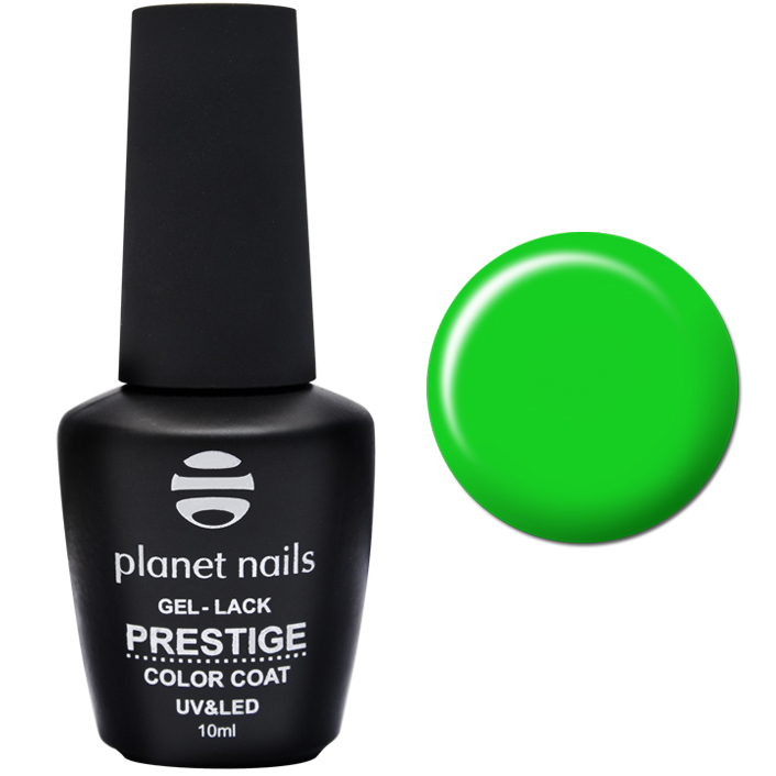 

Гель-лак Planet Nails Prestige Неоновый зелёный, 10 мл