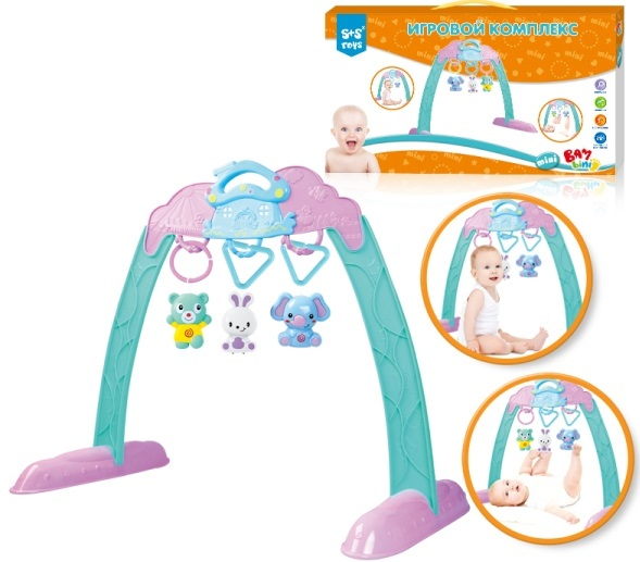 

S+S Toys Дуга с 3-мя подвесными погремушками 7485/200024774 с 3 месяцев