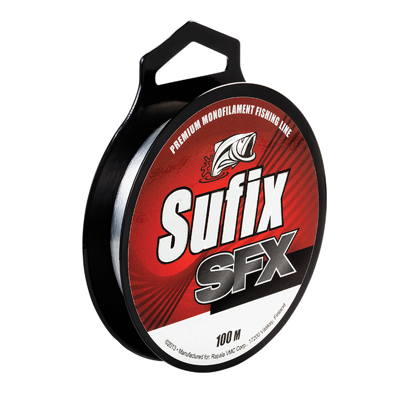 Леска монофильная Sufix SFX 0,18 мм, 100 м, 2,4 кг, clear