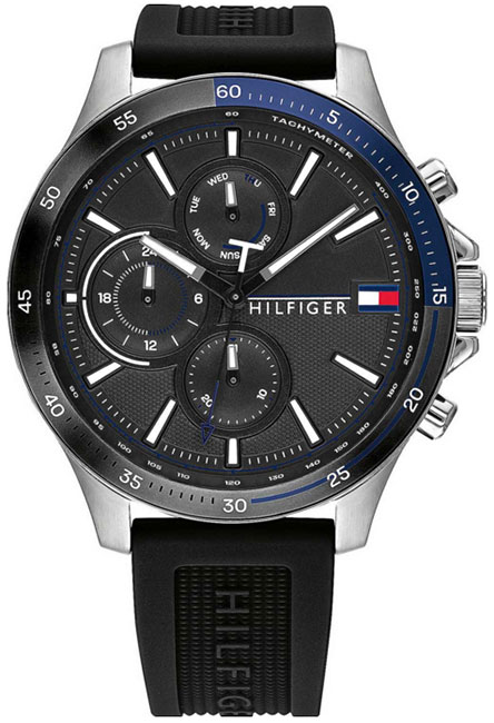 фото Наручные часы мужские tommy hilfiger 1791724 черные