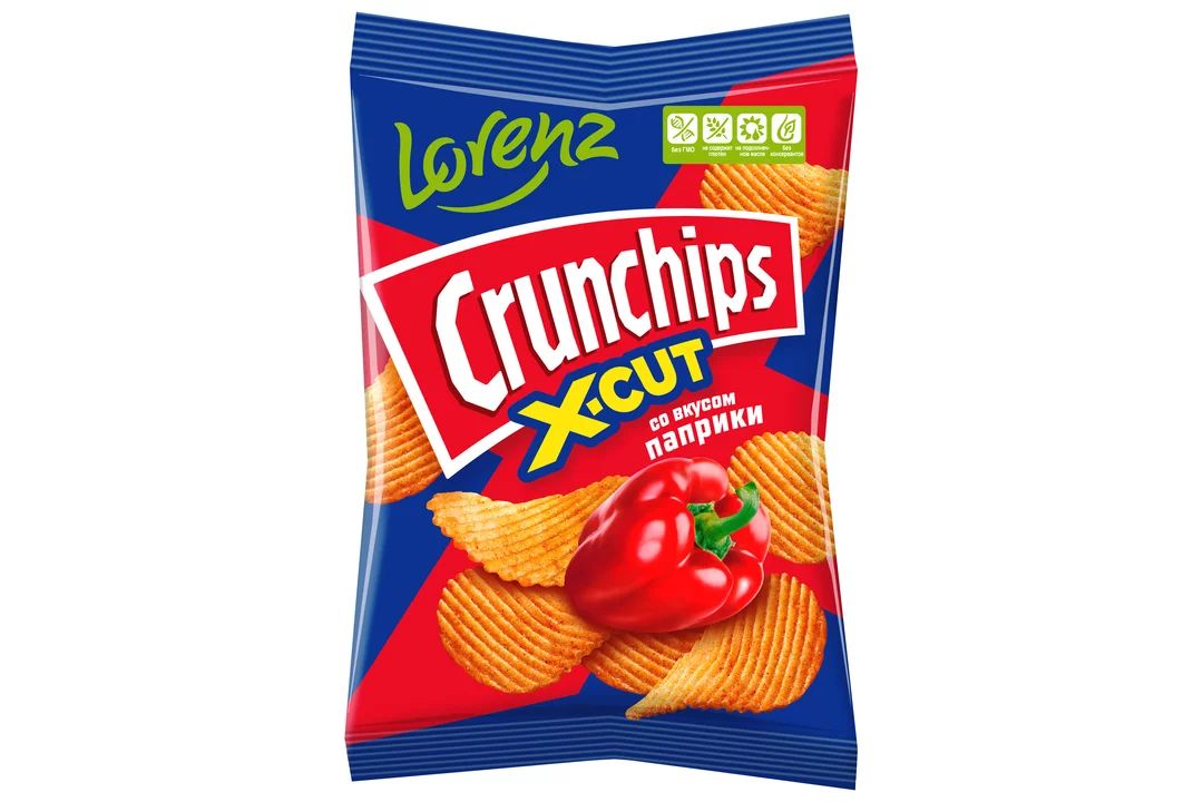 

Чипсы картофельные Lorenz Crunchips со вкусом паприки 70 г