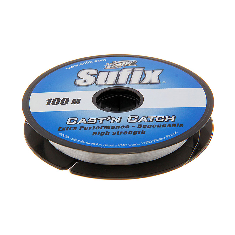 

Леска монофильная Sufix Cast'n Catch x10 0,45 мм, 100 м, 11,4 кг, clear, Прозрачный, Cast'n Catch x10