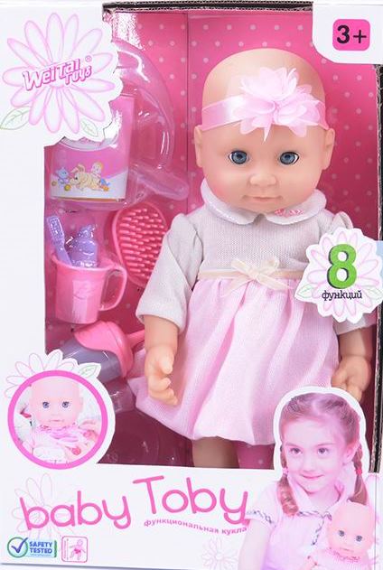 

Next Baby Toby Пупс с аксессуарами 37 см 8 функций 319010-5 с 3 лет