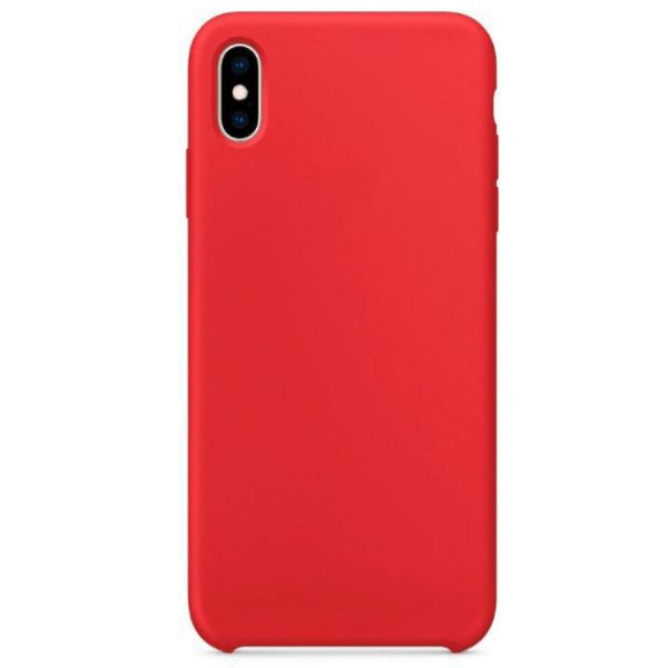 фото Чехол для iphone xr silicon case red (c logo) nobrand