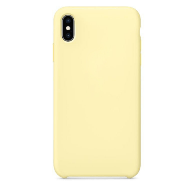 фото Чехол для iphone xr silicon case mellow yellow (c logo) nobrand