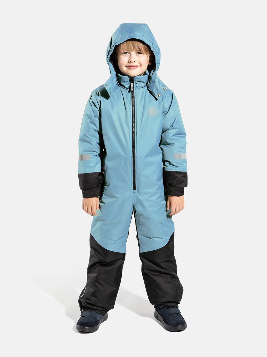 

Комбинезон детский KISU W23-30605 M, 809, 140, Голубой, W23-30605 M