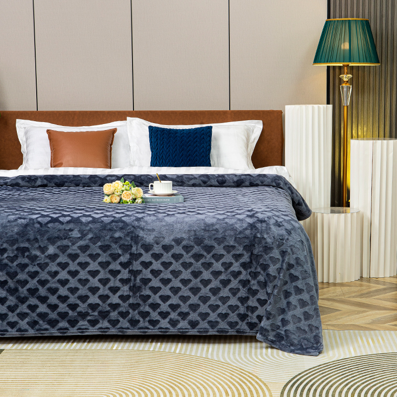 

Плед Dilya Home 200х220 см синий, 4