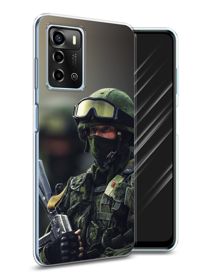 

Чехол Awog на ZTE Blade V40 Vita / ЗТЕ Блэйд V40 Vita "Солдат", Разноцветный, 135650-5
