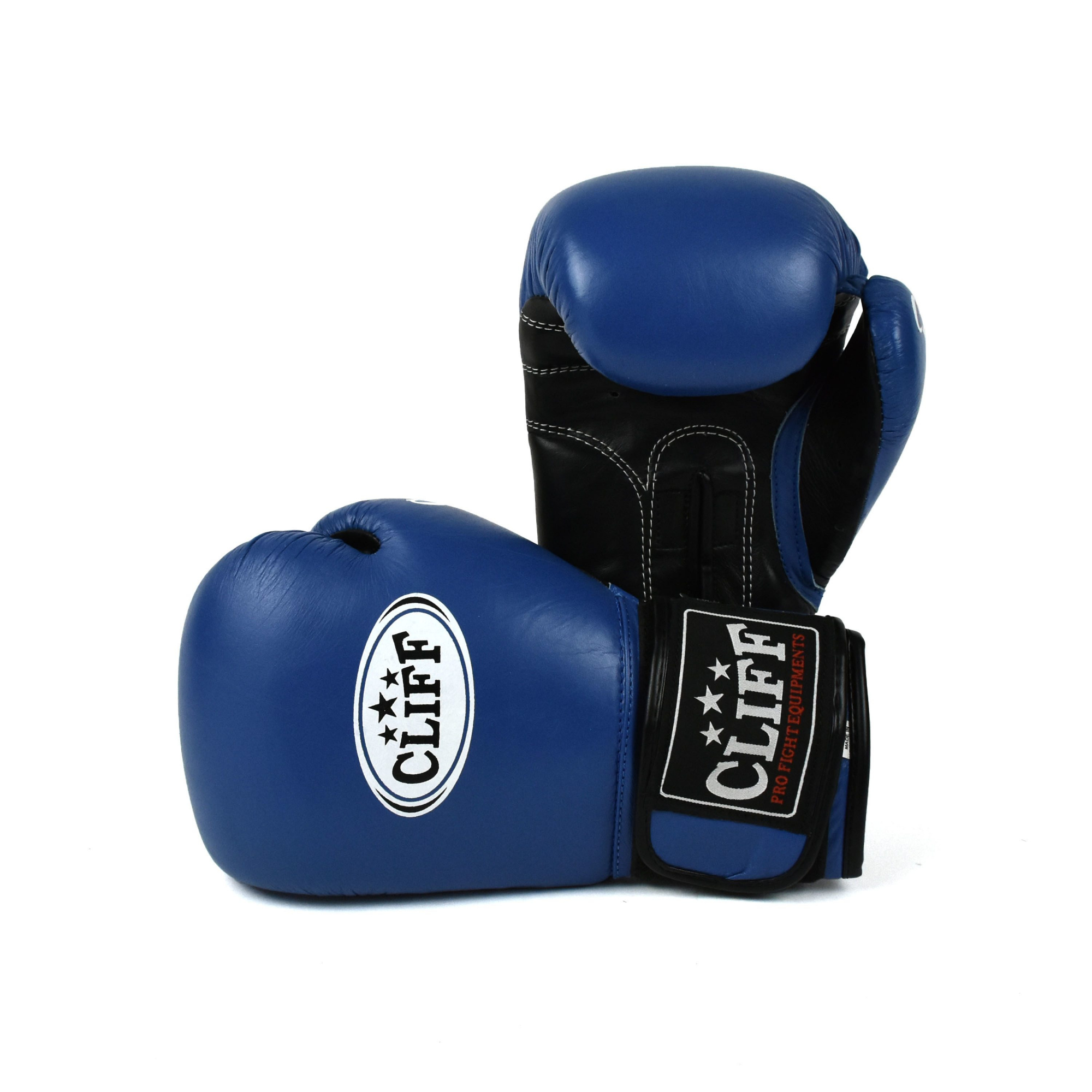 Перчатки боксёрские CLIFF C.TECH, кожа, 8 унций, синие
