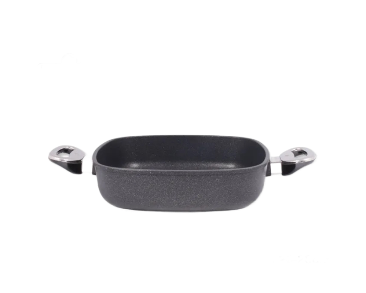 Cотейник квадратный BAF GIGANT Newline Induction с крышкой d-20х20 см h-7,0 см 1,6 л с дву