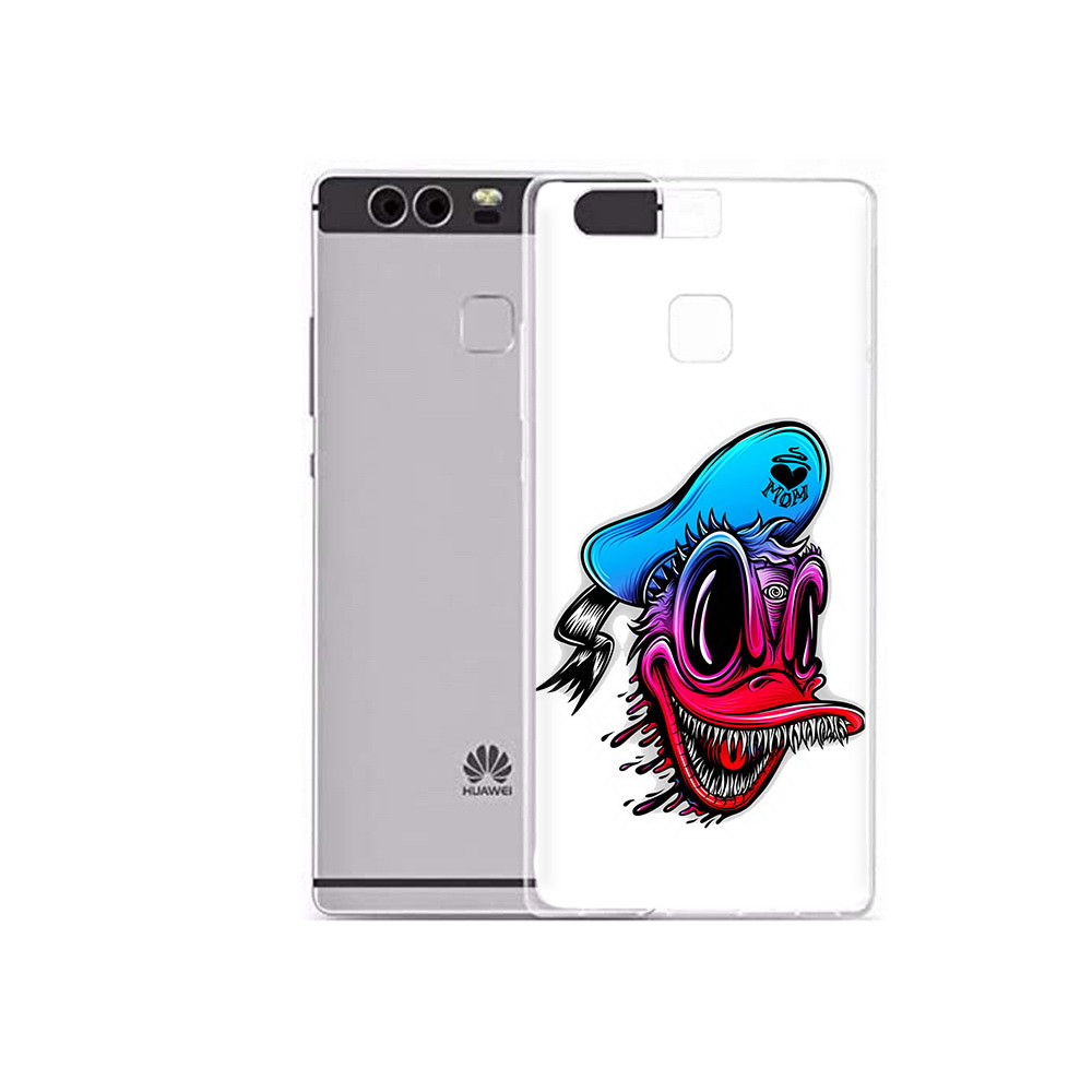 

Чехол MyPads Tocco для Huawei P9 Plus Дональд (PT31455.54.71), Прозрачный, Tocco