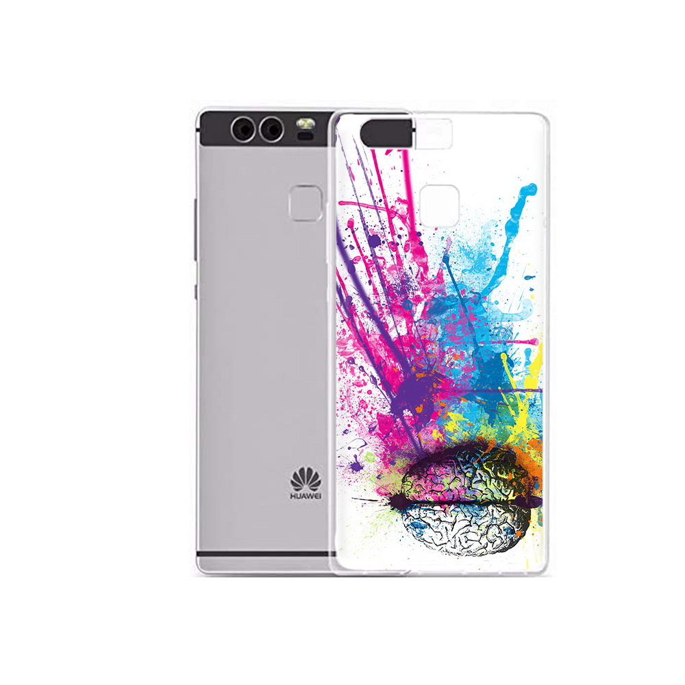 Чехол MyPads Tocco для Huawei P9 Plus яркий красочный мозг (PT31455.54.710)