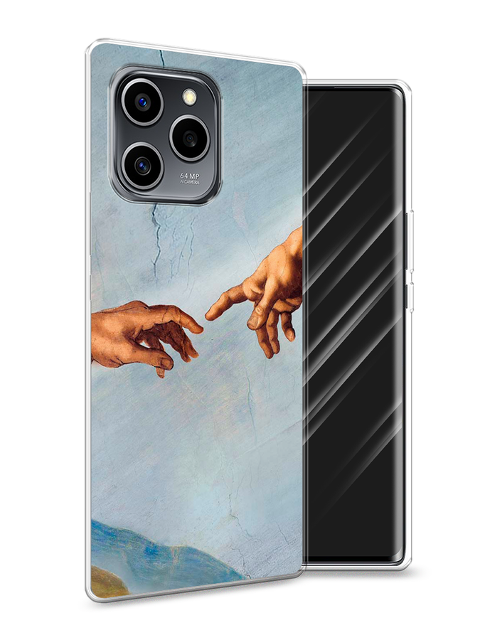 

Чехол Awog на Honor 60 SE "Сотворение Адама", Разноцветный, 6108050-9