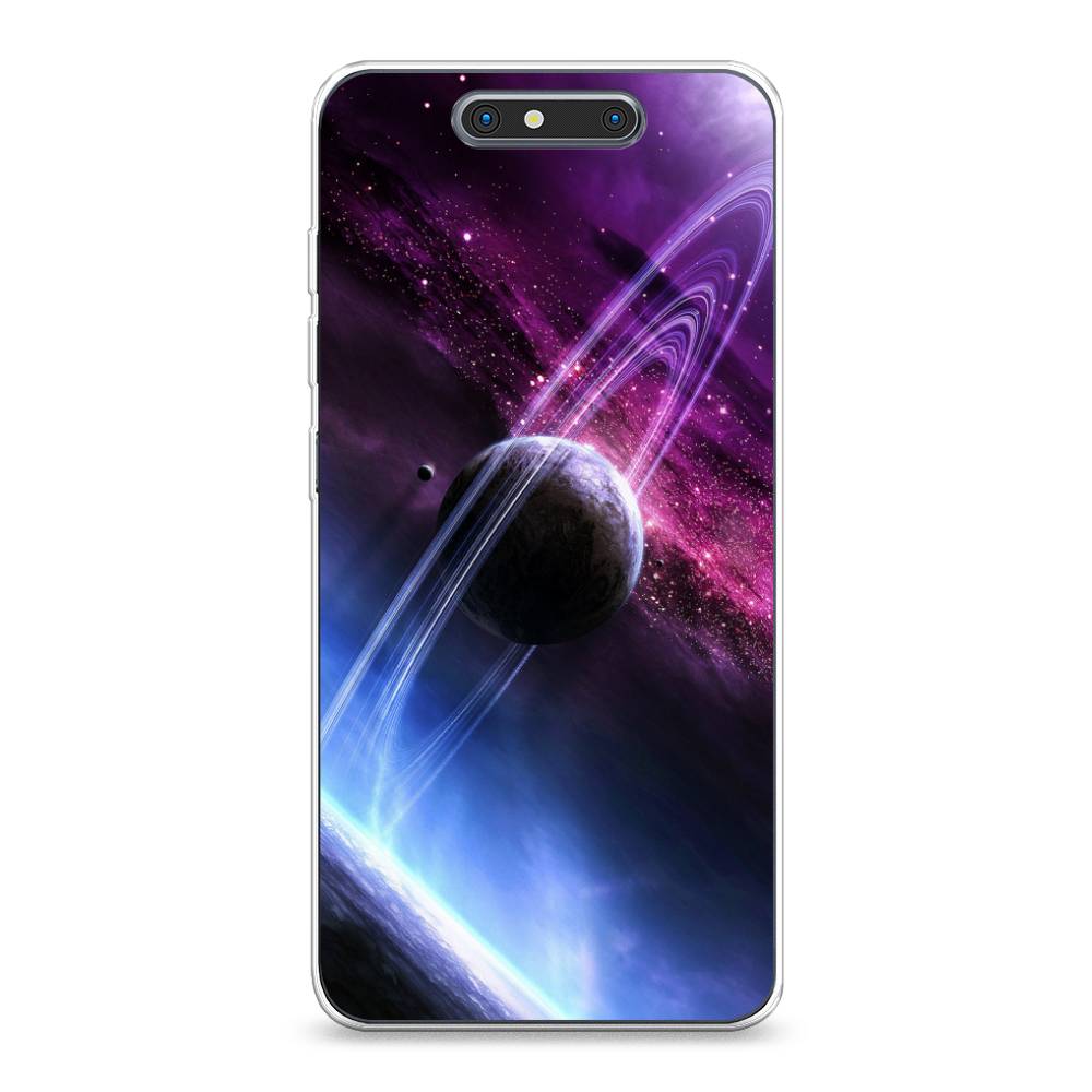 

Чехол Awog на ZTE Blade V8 / ЗТЕ Блэйд V8 "Космос 17", Разноцветный, 131250-4