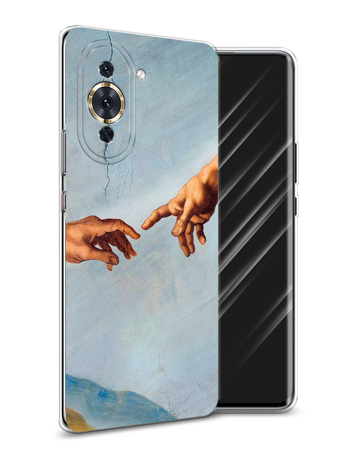 

Чехол Awog на Huawei Nova 10 Pro "Сотворение Адама", Разноцветный, 6109050-9