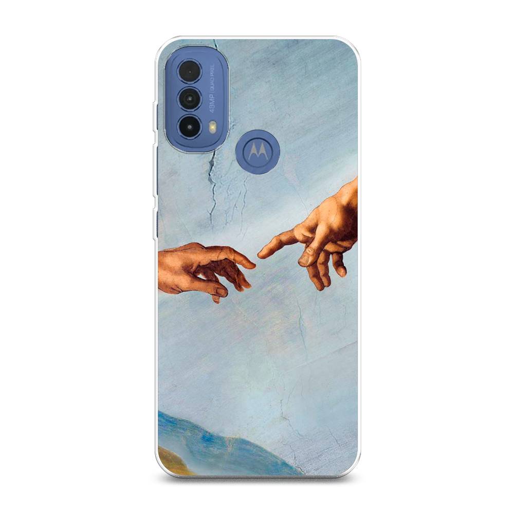 

Чехол Awog на Lenovo K14 Plus/Motorola Moto E20/E30/E40 "Сотворение Адама", Разноцветный, 243550-9