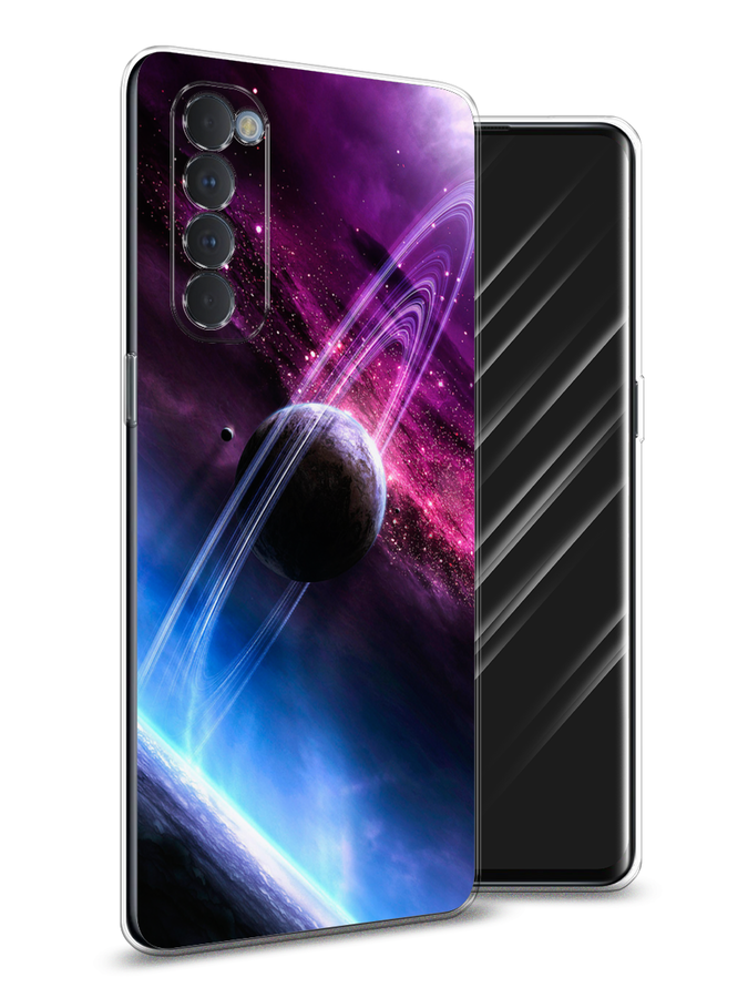 

Чехол Awog на Oppo Reno 4 Pro "Космос 17", Разноцветный, 258950-4