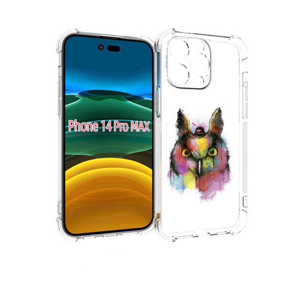 

Чехол MyPads Сова 2 для iPhone 14 Pro Max, Прозрачный, Tocco