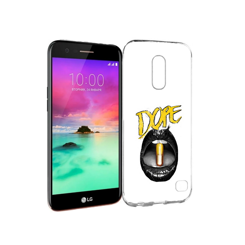 

Чехол MyPads Tocco для LG K10 (2017) губы (PT53386.73.303), Прозрачный, Tocco