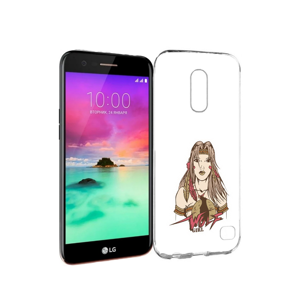 

Чехол MyPads Tocco для LG K10 (2017) девушка волк (PT53386.73.306), Прозрачный, Tocco