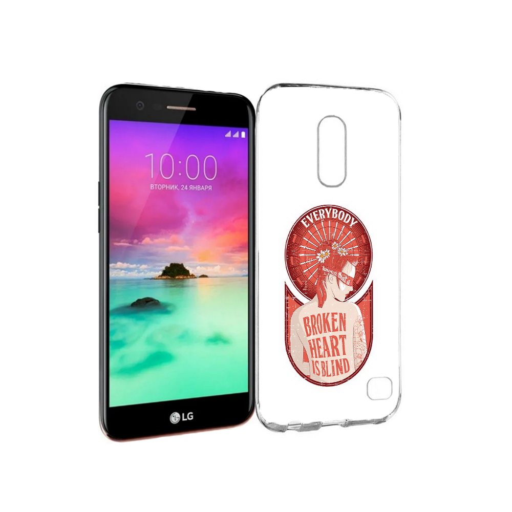 

Чехол MyPads Tocco для LG K10 (2017) девушка разбитое сердце (PT53386.73.310), Прозрачный, Tocco