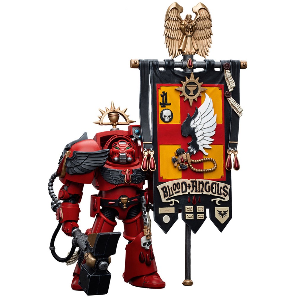 Фигурка JOYTOY Warhammer 40K Blood Angels Ancient Brother Leonid 1:18 JT5543 customtenology hlth car ith energize blood cells