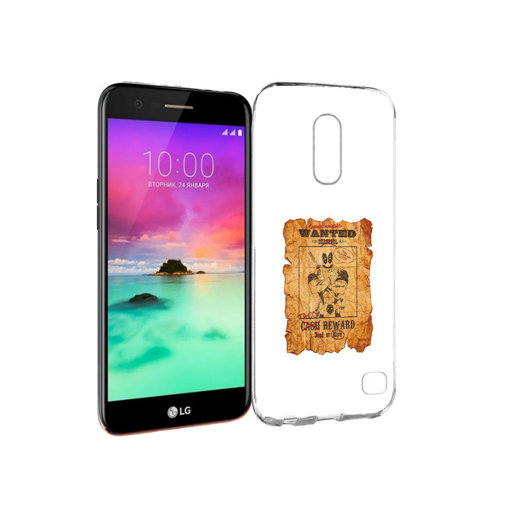 

Чехол MyPads Tocco для LG K10 (2017) дедпул (PT53386.73.317), Прозрачный, Tocco