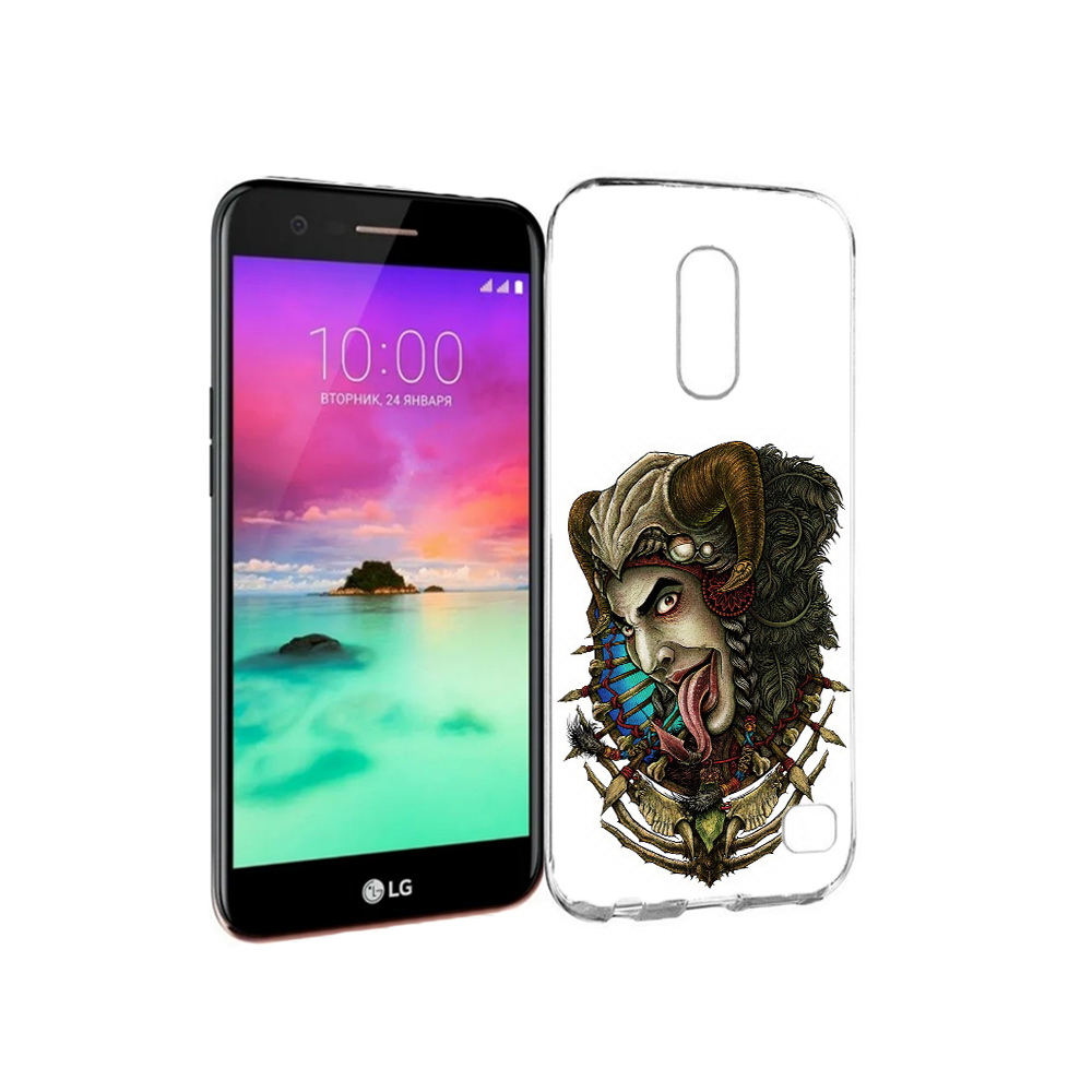 

Чехол MyPads Tocco для LG K10 (2017) длинный язык (PT53386.73.330), Прозрачный, Tocco