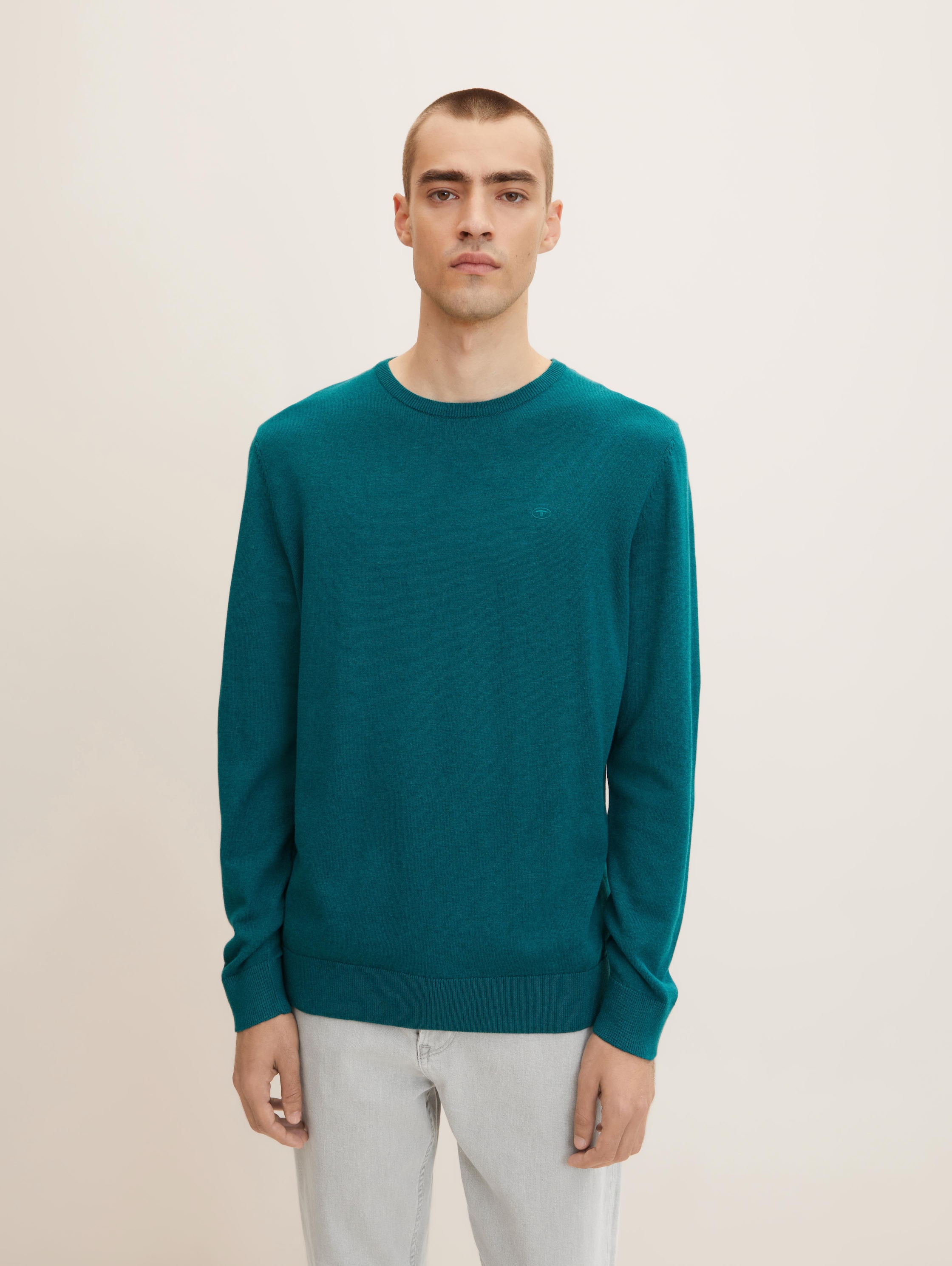 

Джемпер мужской TOM TAILOR 1027661 бирюзовый M, 1027661