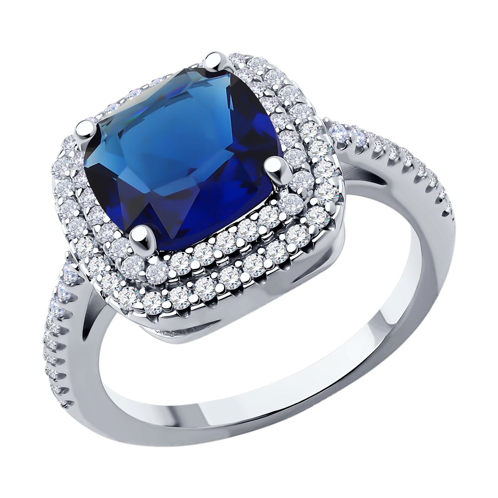 

Кольцо из серебра р. 17,5 SOKOLOV 94014103-91, фианит, 94014103-91