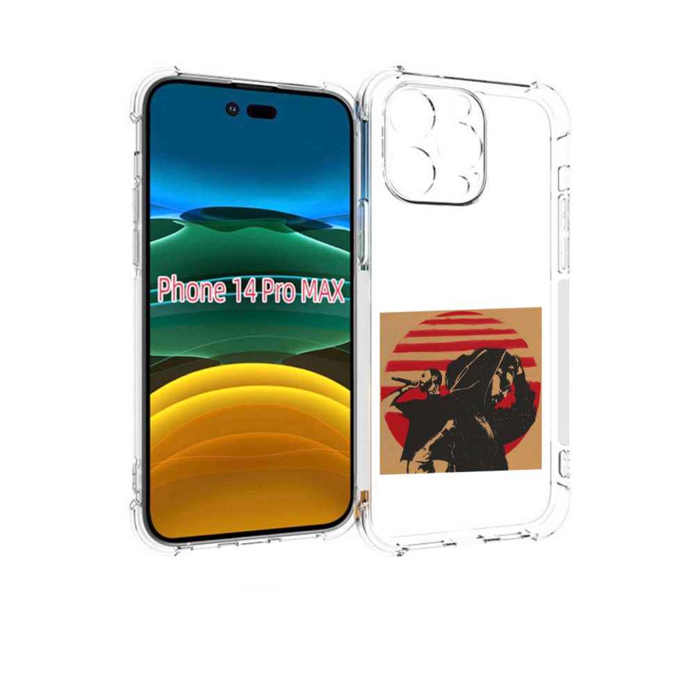

Чехол MyPads Утопия Мияги и Энди панда для iPhone 14 Pro Max, Прозрачный, Tocco