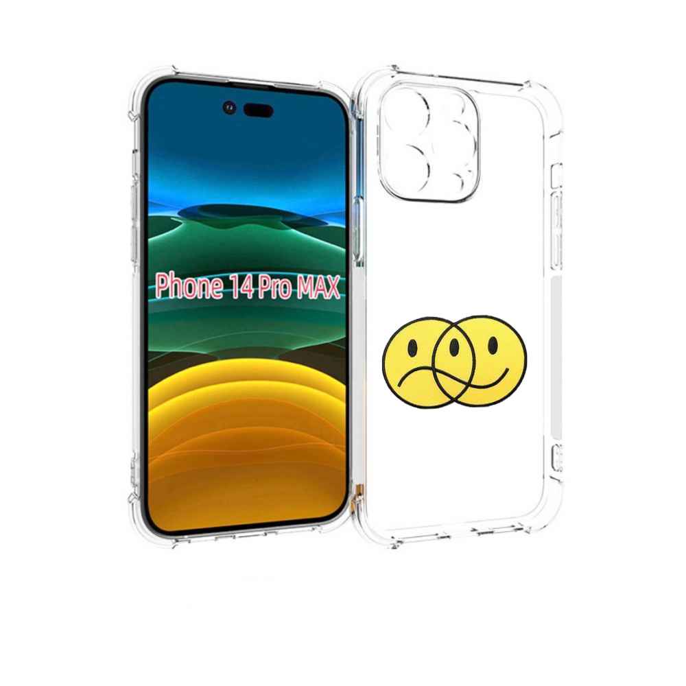 

Чехол MyPads Хиппи для iPhone 14 Pro Max, Прозрачный, Tocco