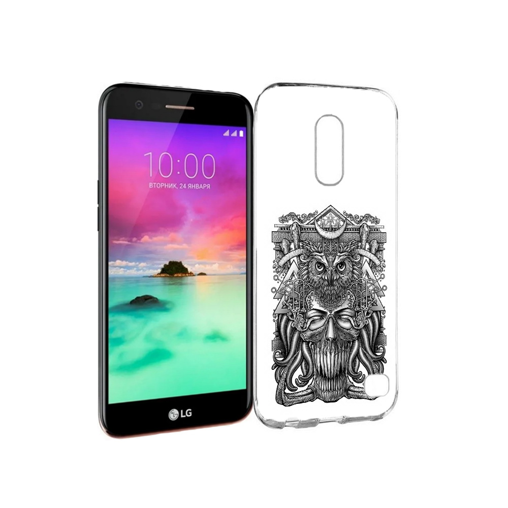 

Чехол MyPads Tocco для LG K10 (2017) зубастая сова (PT53386.73.369), Прозрачный, Tocco