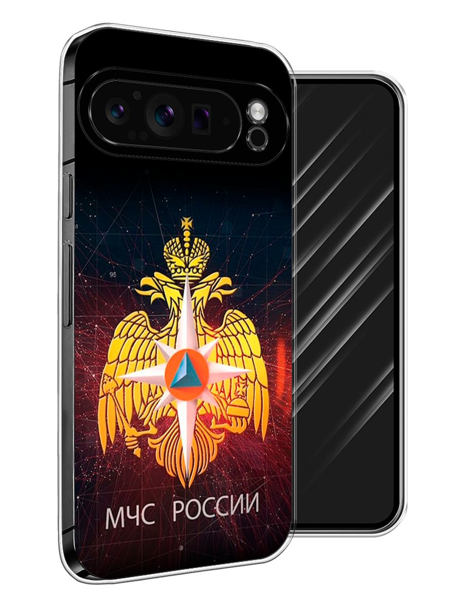 

Чехол Awog на Google Pixel 9 Pro "МЧС России", Черный;желтый;красный, 272050-1
