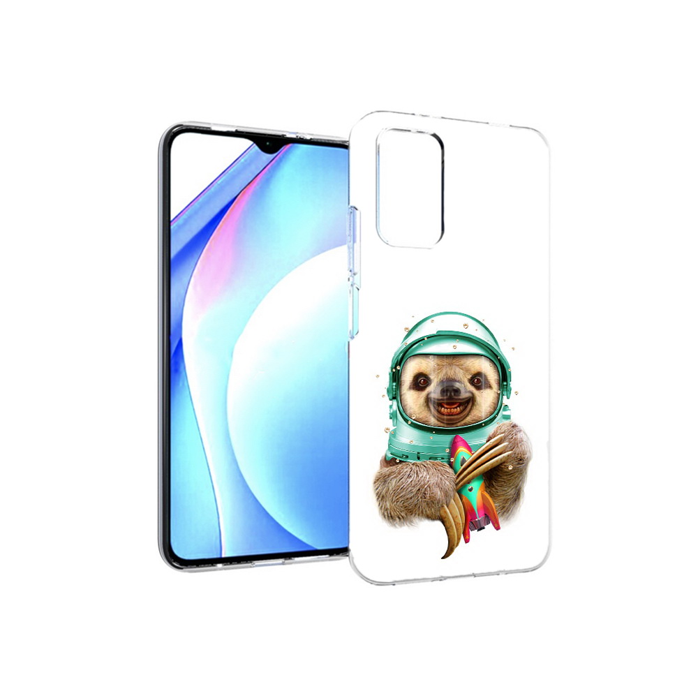 

Чехол MyPads Tocco для Xiaomi Redmi 9T Ленивец астронавт (PT226951.281.104), Прозрачный, Tocco