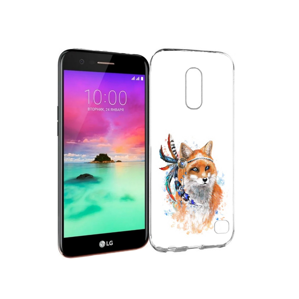 

Чехол MyPads Tocco для LG K10 (2017) инду лиса (PT53386.73.377), Прозрачный, Tocco