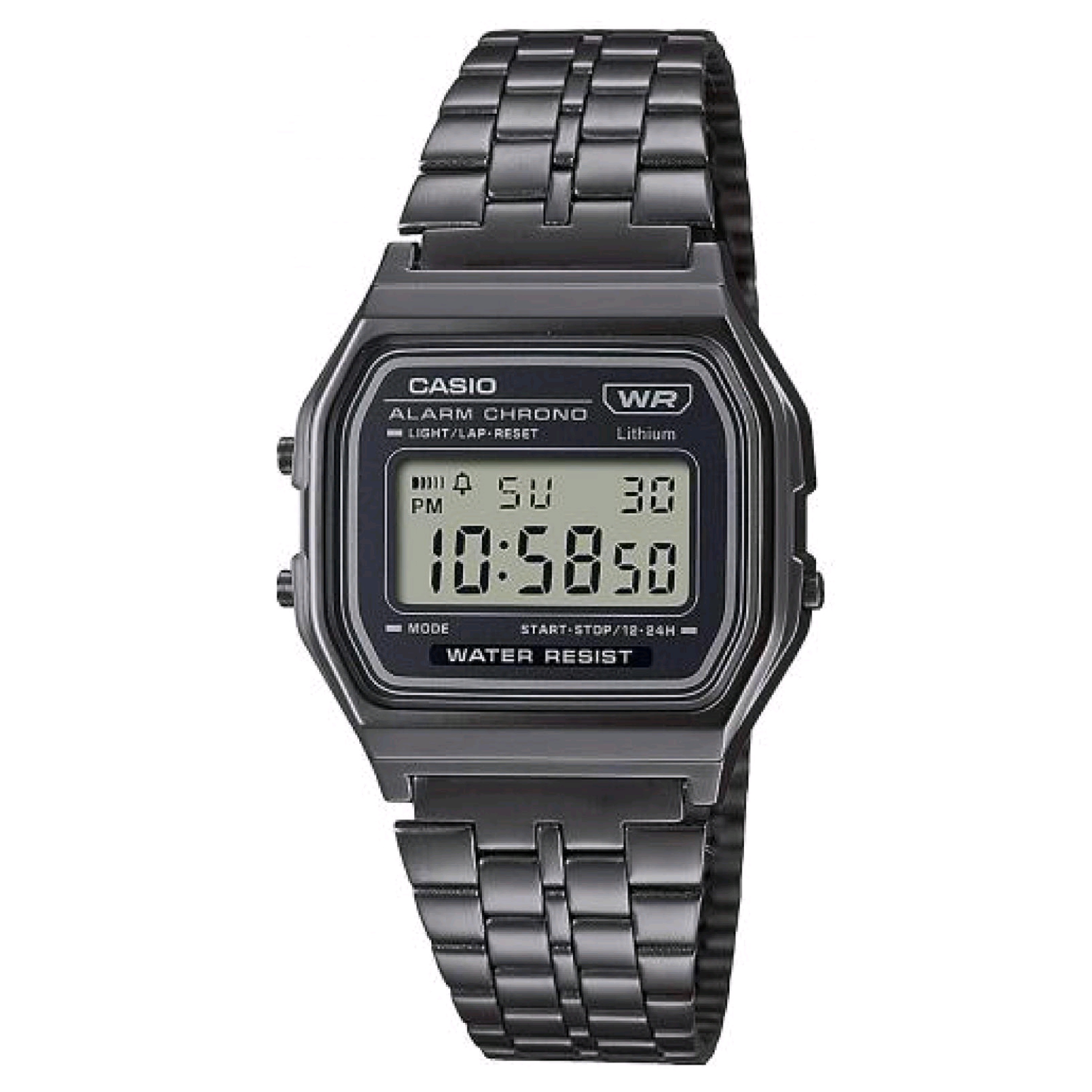 фото Наручные часы мужские casio a-158wetb-1a черные